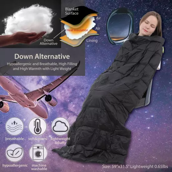 Smarttravel Compact Travel Blanket Travel Pillow and Lumbar Cushion 3-Ways Airpl