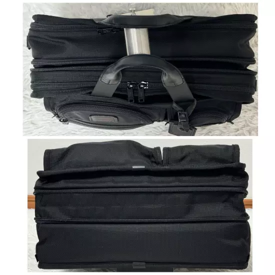 Kiwami Tumi Alpha Expandable Organizer Business Bag Black