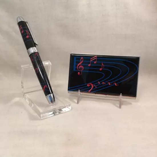 ACME Studio Jazz Rock by Lenny White Roller Ball Pen Card Case Set No Box