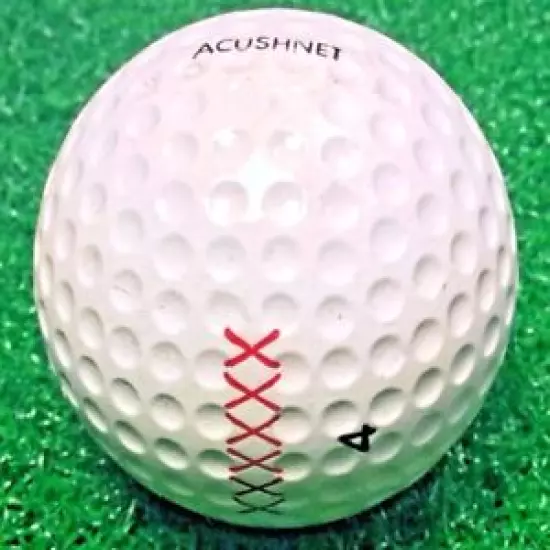 RARE VINTAGE ACUSHNET XXXXXX GOLF BALL #4 Mint Condition