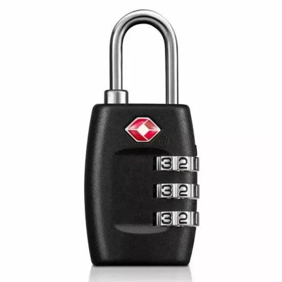 High Security TSA Approved Luggage Lock - 3 Digits Combination - Resettable