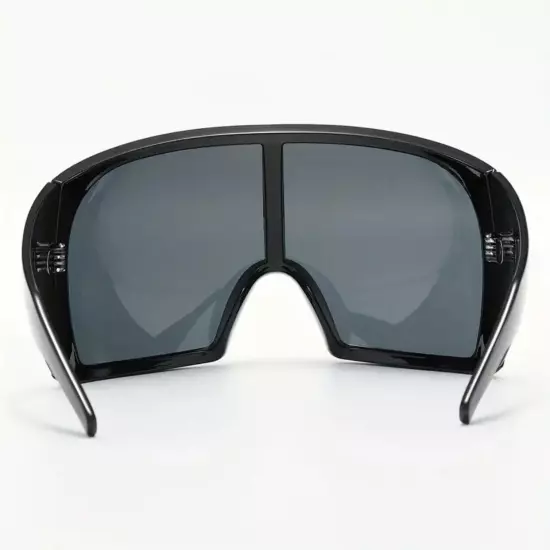 OVERSIZED Futuristic Wrap Around Face Shield Party Raver SUNGLASSES Huge Frame