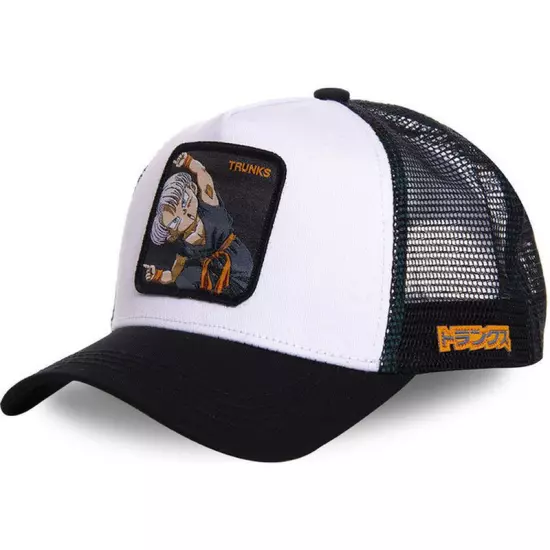 Anime Manga Dragon Ball Z Cartoon Mesh Snapback Trucker Fisher Baseball Cap Hat