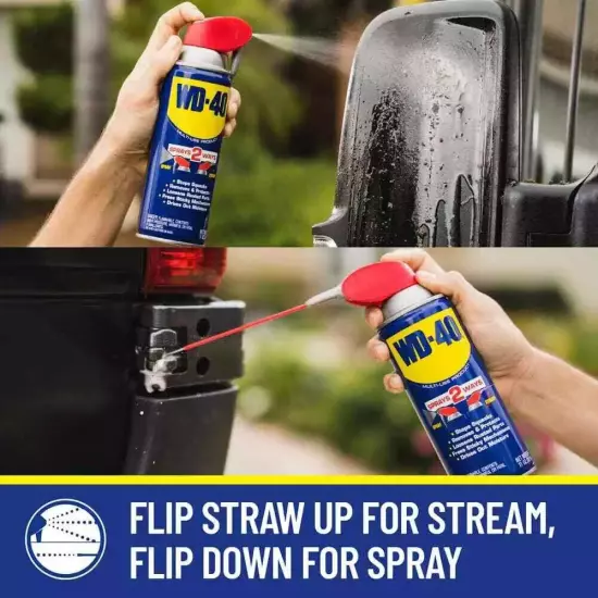 Multi Purpose Original Wd-40 Formula Lubricant Spray 3-pack W/. Smart Straw