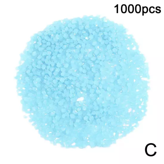 1000PCS Glow In The Dark Pebbles Garden Glowing Rocks Fish Tank Lumin