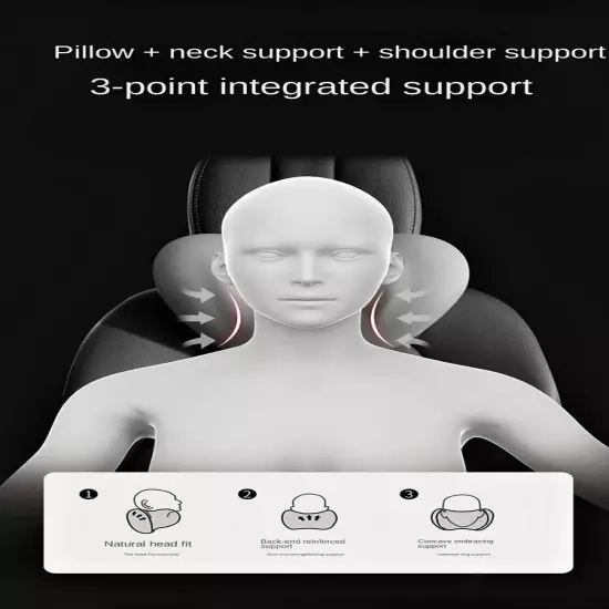 Car Seat Lumbar Headrest Support Waist Neck Pillow Car Travel Back Support