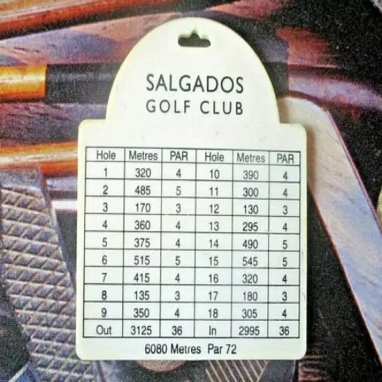 vtg - PGA Golf Bag Tag - SALGADOS GOLF CLUB gc - Algarve, Portugal