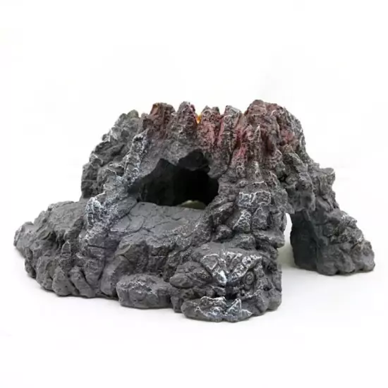 Resin Volcanics Aquariums Shelter Cave Fishtanks Decoration Terrariums Landscape