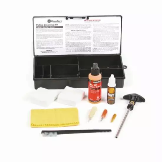 (COMBO) KleenBore Police/Tactical Precision Cleaning Kit, w/FREE Bore Light