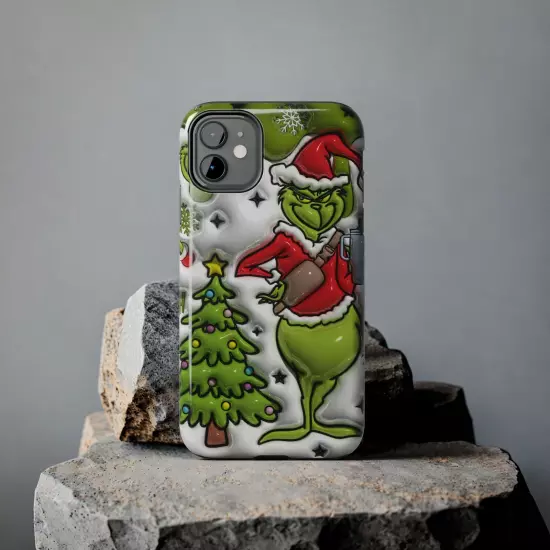 Grinch Tough Phone Cases Samsung S20 S21 S22 S23 Iphone 15 14 13 12 11