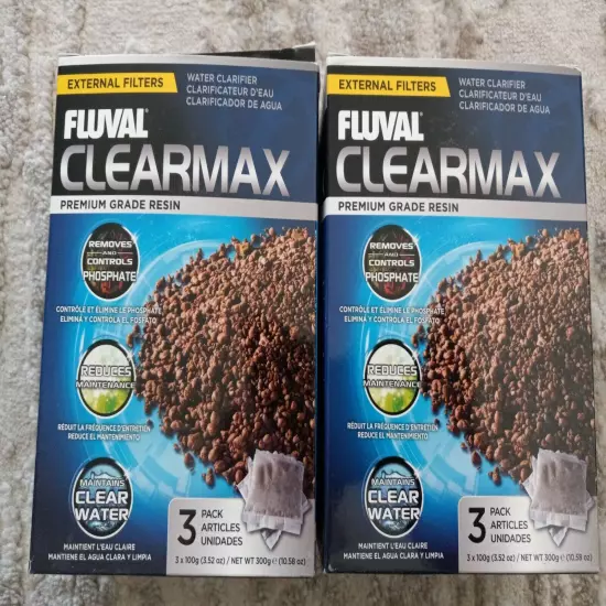 Fluval ClearMax Phosphate Remover Chemical Filter Media for Aquariums 100g New