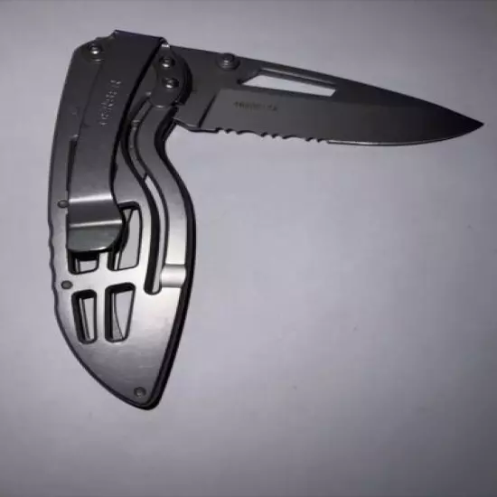 Gerber Ripstop 2 Serrated Edge Folding Blade Knife Stainless 7 1/4” Open