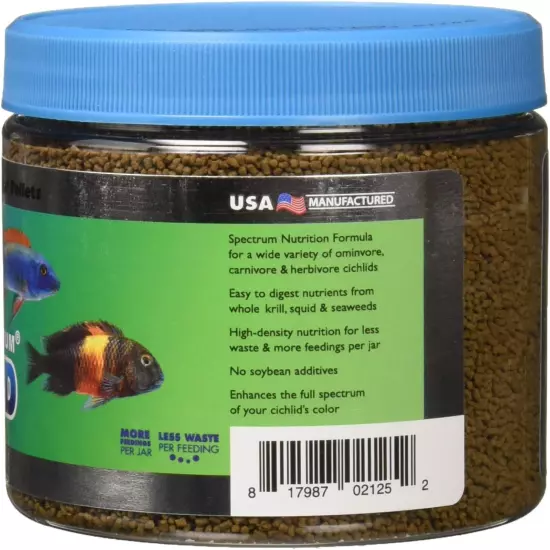 New Life Spectrum Naturox Series Cichlid Formula Supplement, 300g