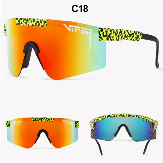 Integrated Lenses Polarized Sunglasses Wind Goggles Cycling Eyewear