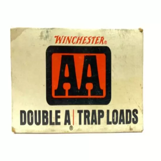 1970 Western Double A Trap Loads 12 Ga EMPTY Ammo Box 5527-M