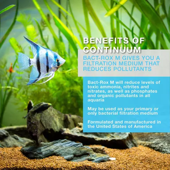 Continuum Aquatics Bact Rox M - Porous Biological Filter Media for use in Pon...