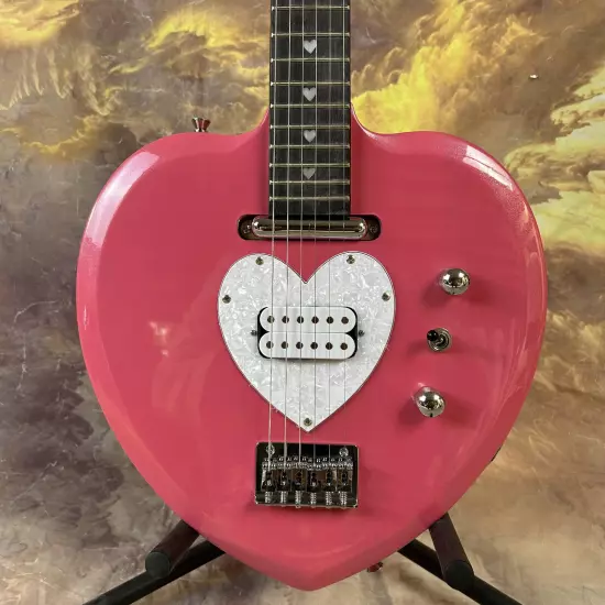 DAISY ROCK HEARTBREAKER Pink electric GUITAR basswood body fast shipping