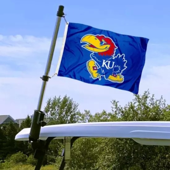 University of Kansas KU Boat and Golf Cart Flag