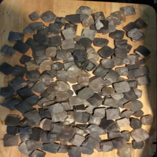 6 - 1700's Hand Knapped F&I War/Rev. War Flints, Sold in Lots