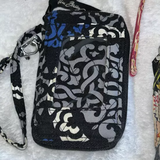 Lot Of 6 Vera Bradley Wristlets, ID Holders, Coin Purses Preowned