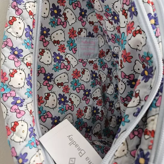 NWT Vera Bradley Hello Kitty Large Sling Backpack Bag