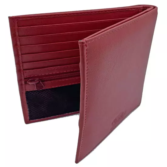 RFID Blocking Genuine Leather Travel Passport Wallet Holder