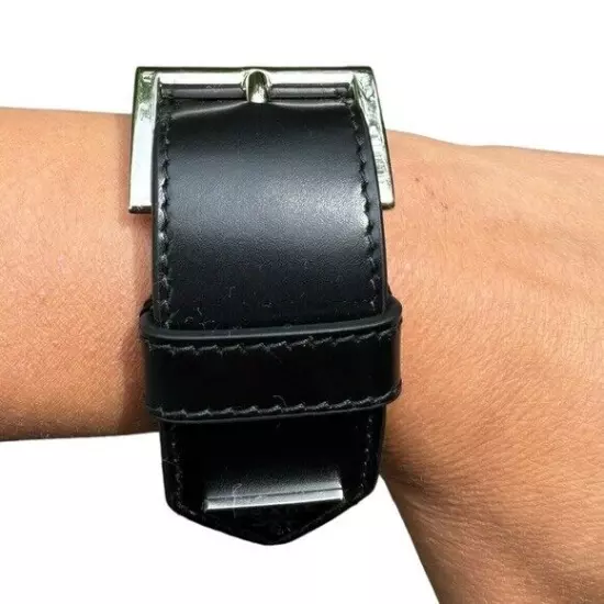 PRADA***Black Leather Arm Buckle***Small, Med $725