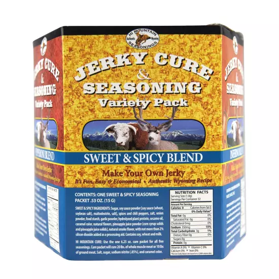 Hi Mountain Jerky Seasoning and Cure Kit | VARIETY PACK #2 | Flavors Mandarin...