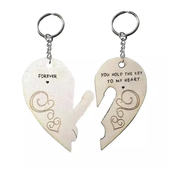 Valentine's Day Birthday Gifts Hold The Key To My Heart Keychain Couple F2Z5