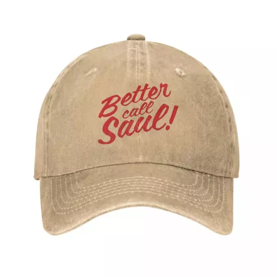 Better Call Saul Unisex Distressed Denim Cap, Vintage Snapback