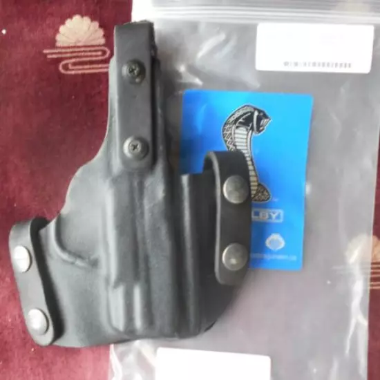 Cobra KRT Tactical Kydex OWB Holster S&W M&P Shield 9/40 Right Black S49