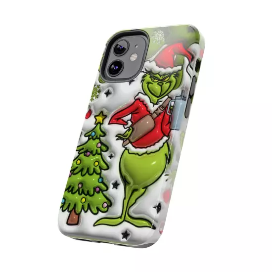 Grinch Tough Phone Cases Samsung S20 S21 S22 S23 Iphone 15 14 13 12 11