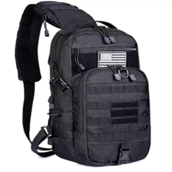 G4Free EDC Bag Tactical Sling Bag Backpack Molle Chest Shoulder Assault Pack