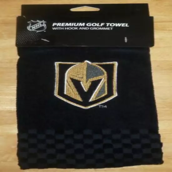 NHL Embroidered Tri-fold Golf Towel - Vegas Golden Knights