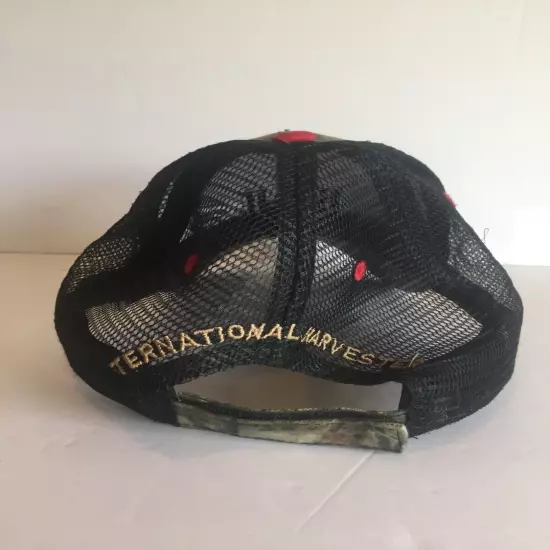 International Harvester CNH Camo Mesh Adjustable Strapback Hat/Cap