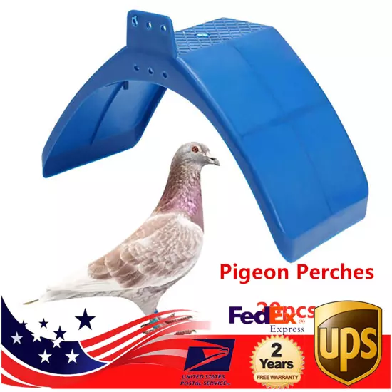 20x Pigeon Dove Bird Rest Stand Frame Dwelling Perches Roost Bird Supplies Blue