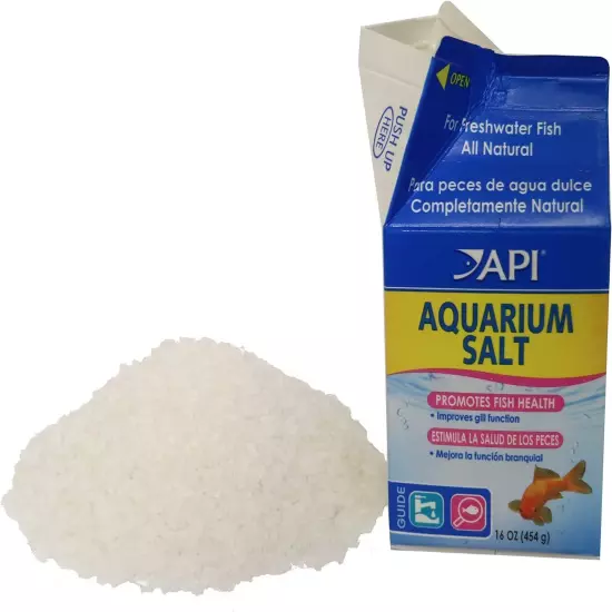 API AQUARIUM SALT Freshwater Aquarium Salt 453-Gram Box