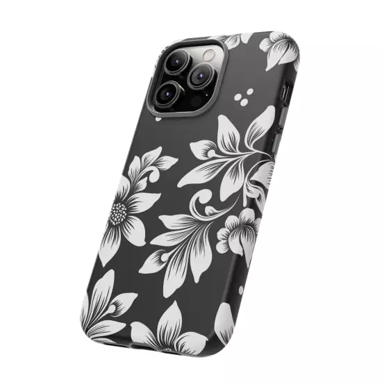 Black & White Floral Style - Tough Cases