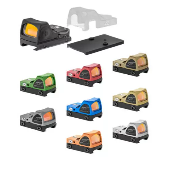 RMR Tactical Red Dot Reflex Sights with Adjustable LED Blue Red Green Golden