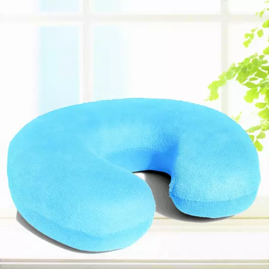 BookishBunny Memory Foam U Shape Travel Neck Pillow Airplane Cushion Multi Color