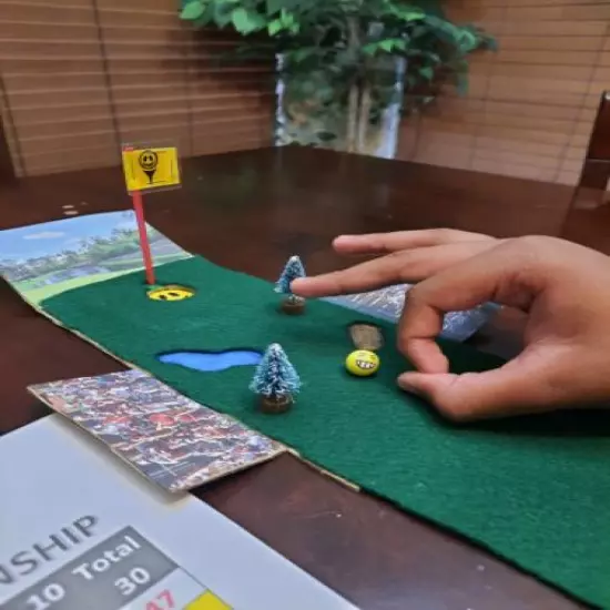 Miniature Indoor Golf Putting Family Game