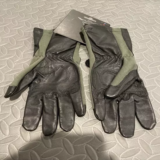 Wiley X Orion Green NAVAIR Flight Gloves Medium Flyer Pilot G302ME