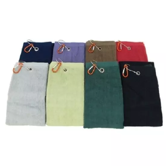 Bamboo Fiber Golf Sports Towel with Lanyard Clip