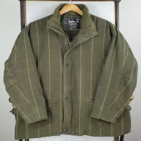 $679 BARBOUR ITALY Size XL Wool/Nylon Trapper Endurance Tweet Field Jacket Plaid