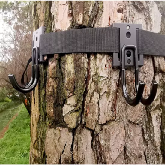 Treestand Strap Hangers with Metal Hooks for Hunting Gears Bow Quiver Backpack