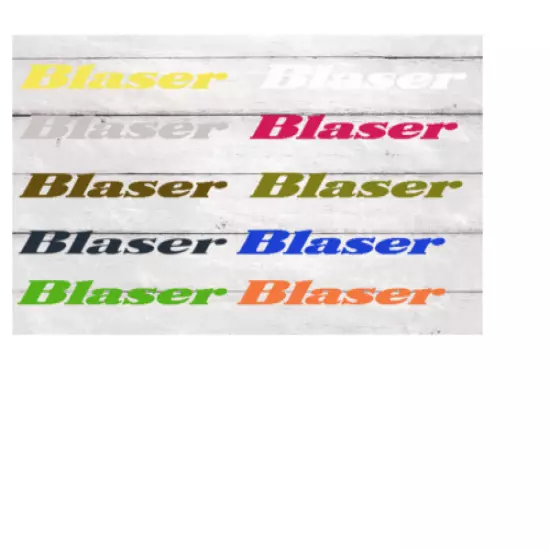 Blaser Vinyl Decal Sticker For Shotgun / Gun / Case / Gun Safe / Car 