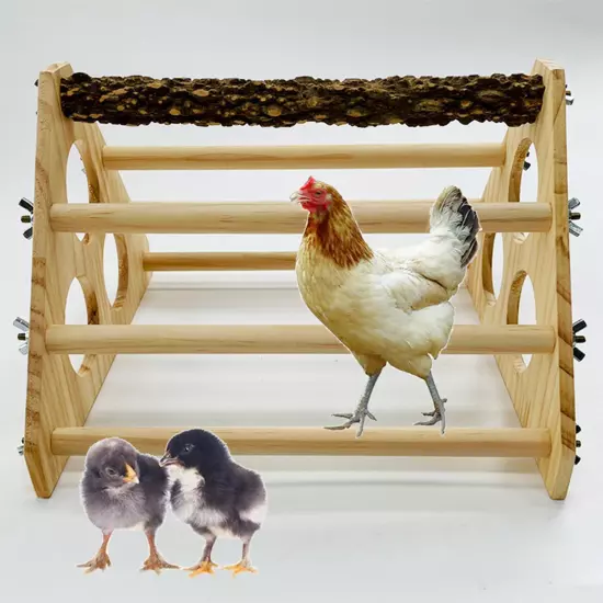 Chick Perch Chicken Perch Wooden Roosting Bar Parrot Bird Handmade for Large