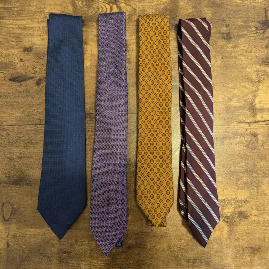 Lot of 16 Assorted 100% Silk Men's Ties