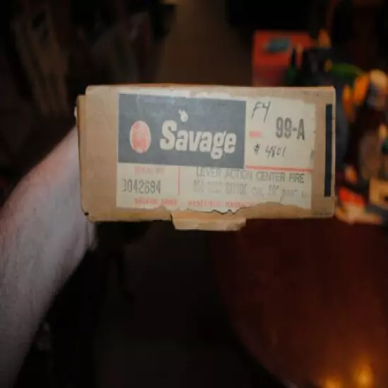 Savage Model 99A Original Box Vintage Rare