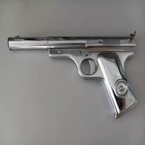 VINTAGE DAISY BB 118 TARGETEER PISTOL - CHROME FINISH - WORKING CONDITION